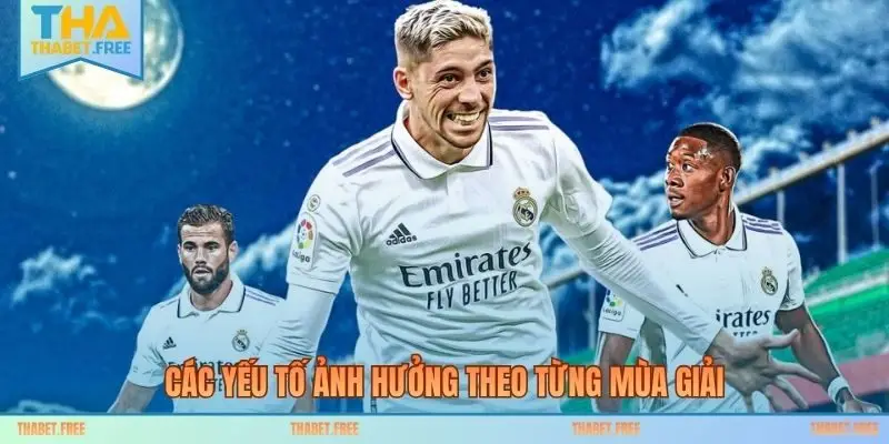 Các yếu tố ảnh hưởng theo từng mùa giải